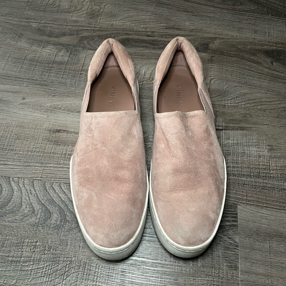 VINCE. Suede Platform Sneakers